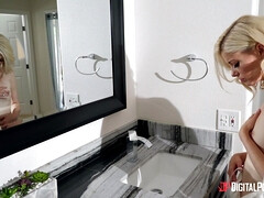 Поза 69, Жопа, Ванна, Спальня, Блондинки, Сидя на лице, Лизание, Душ