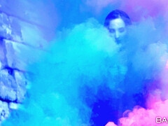 Culo, Morena, Europeo, Tetas naturales, Al aire libre, Pequeña, Coño, Cabello corto