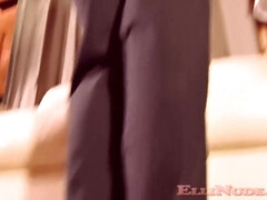 お尻, 美人, デカパイ, カワイイ, チン, 女, オーガズム, おもちゃ