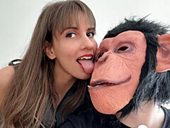 18, デカ尻, デカチン, フェラチオ, 茶髪の, バック, ティーン, オッパイの