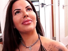 Leie, Hinter den kulissen, Grosser arsch, Grosser schwanz, Grosse titten, Blasen, Hundestellung, Pov