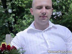 Минет, Постарше, Семяизвержение, Зрелые, Милф, Мамочка, Оргазм, Сиськи