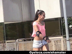 Morena, Corridas faciales, Latina, Flaco, Tetas