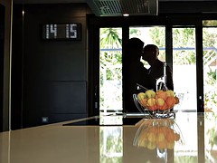 デカパイ, 黒人, 茶髪の, イく瞬間, ヨーロピアン, 淫乱熟女, ピアス, 馬乗り