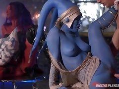 XXX funny parody from Digital Playground: Star Wars Underworld