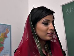 Nadia Ali Learns To Handle A Bunch Of Black Cocks