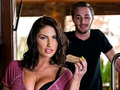 Busty mademoiselle August Ames is being created for intensive sex