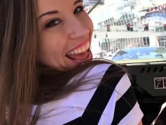 You creampie into skinny girlfriend in Vegas (Norah Nova)