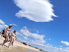 Playa, Desnudo, Al aire libre, Público, Voyeur