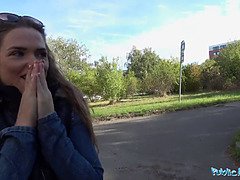 Public agent sexy fest stunner banged by the lake by stranger